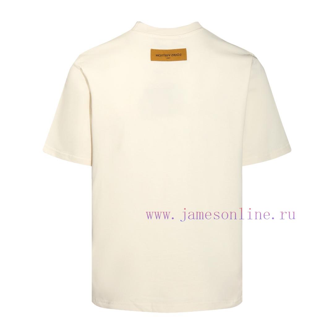 Original packaging with pictures of LV~Louis Vuitton 2024 new high-quality round neck short aubbsas2 - Image 10