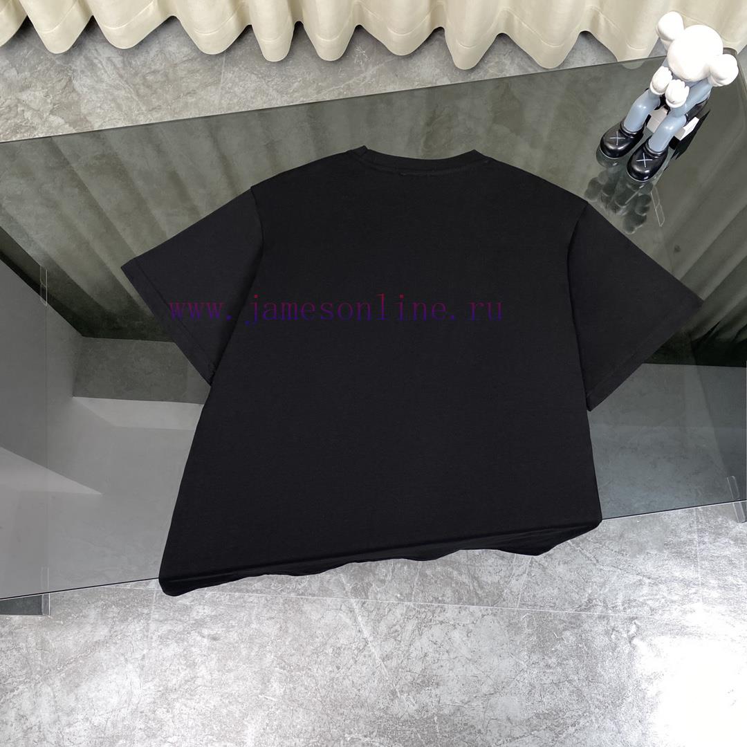 Dior's new classic chest logo embroidered short sleeved T-shirtStyle number 6328D5Fabric mad lke6o3ft - Image 3