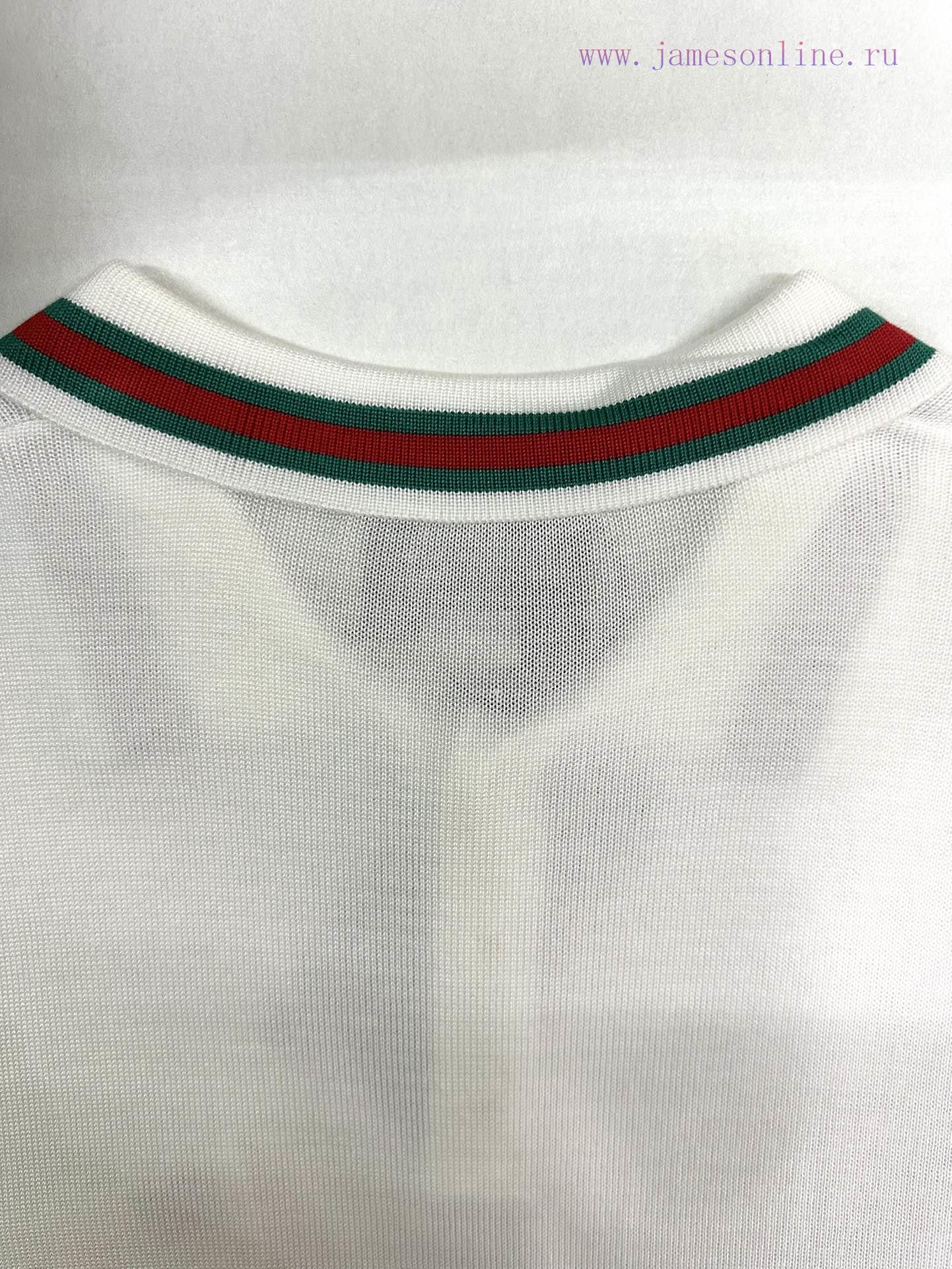 Style number R017Gucci Double G Embroidered Pocket Flip Collar Polo Shirt Short Sleeve T-shi kqhs0hxh - Image 9