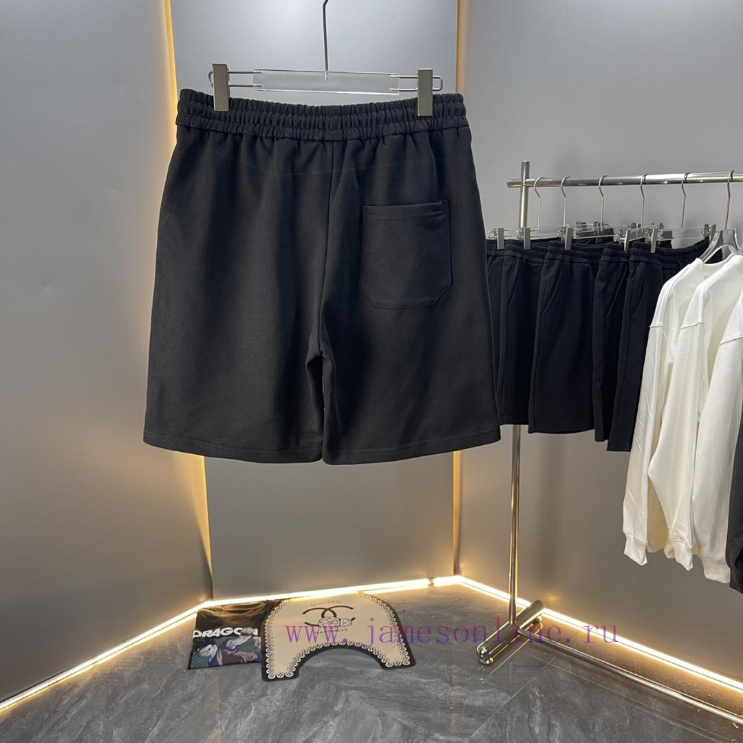 High quality Dior 2024 SS spring/summer pure cotton fabric shorts 420g, cartoon letter logo s1kemrqj - Image 3