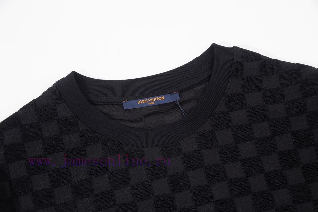 ️ Louis Vuitton/Louis Vuitton Jacquard Towel T-shirt SetKnitted jacquard short sleeved cus s23k8n2u - Image 3