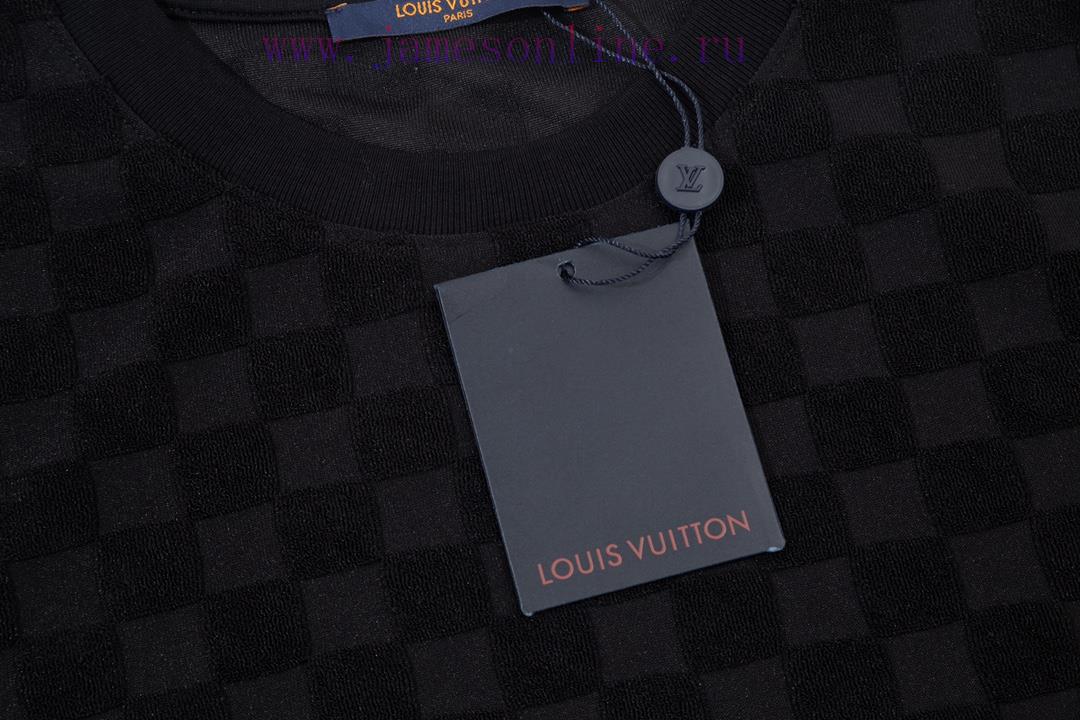 ️ Louis Vuitton/Louis Vuitton Jacquard Towel T-shirt SetKnitted jacquard short sleeved cus s23k8n2u - Image 4