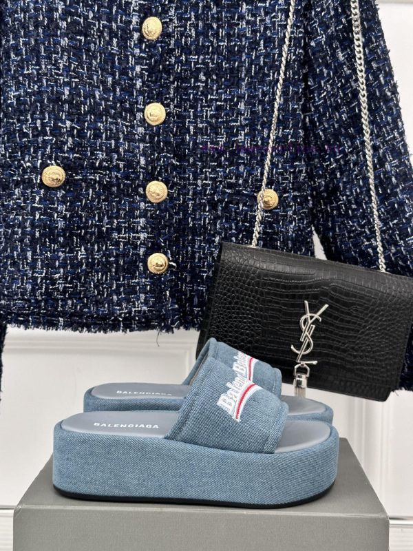 Balenciaga | Balenciaga 24SSpring and summer new thick soled slippersThe correct original ve95pm87p4