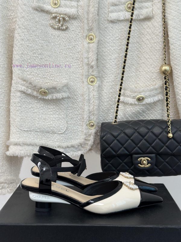 Chanel | Chanel 24C New Product ClassicDouble C Clover Pearl Sandals and Slippers SeriesThe 2h08aeh5