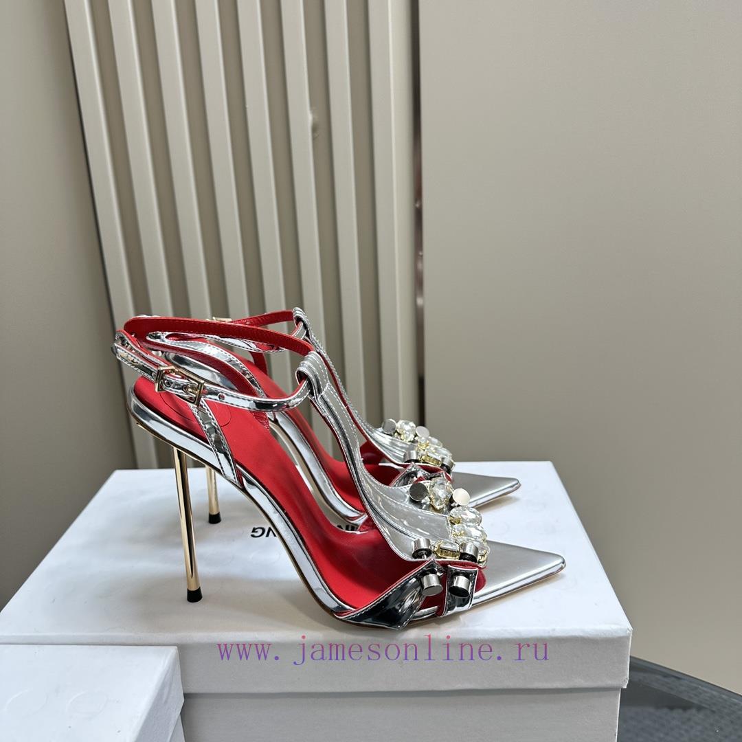 Hot selling ABING WANG rhinestone high heelsOn the basis of this, sparkling crystal embellis58alb3sz - Image 6