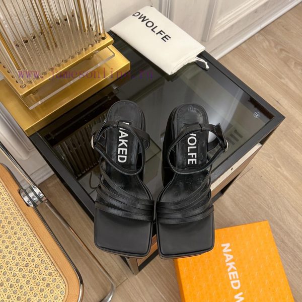 NAKED WOLFE  | 2024ˢˢ2024 Autumn/Winter New Product: Fine Strap Roman Waterproof Platform T1cku4rs5