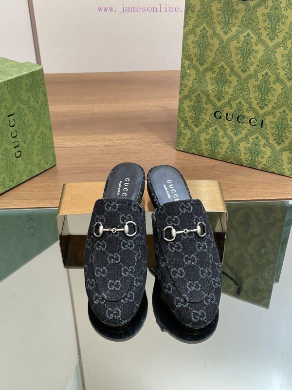 2024 Spring/Summer New Gucci Princeton Collection Le Fu Shoes, Half Cap Slippers, Top Qualitvgjuvvpq