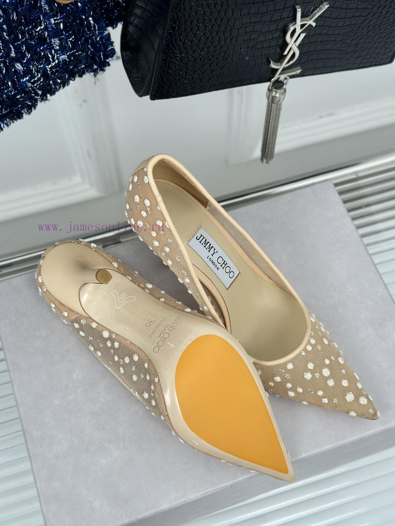 Jimmy Choo | Jimmy Zhou Classic LOVE Mesh Series High HeelsJC's shoes are well-known for thepalmsvsh - Image 10