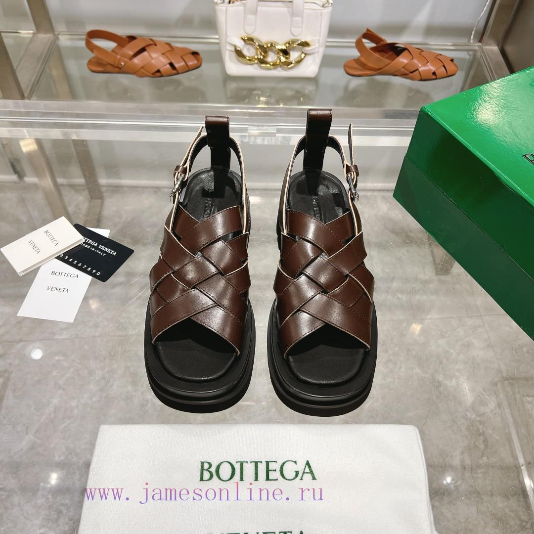 The original development of BottegaVeneta Bottega lovers' knitting thick soled sandals, the jzm7fas1 - Image 2