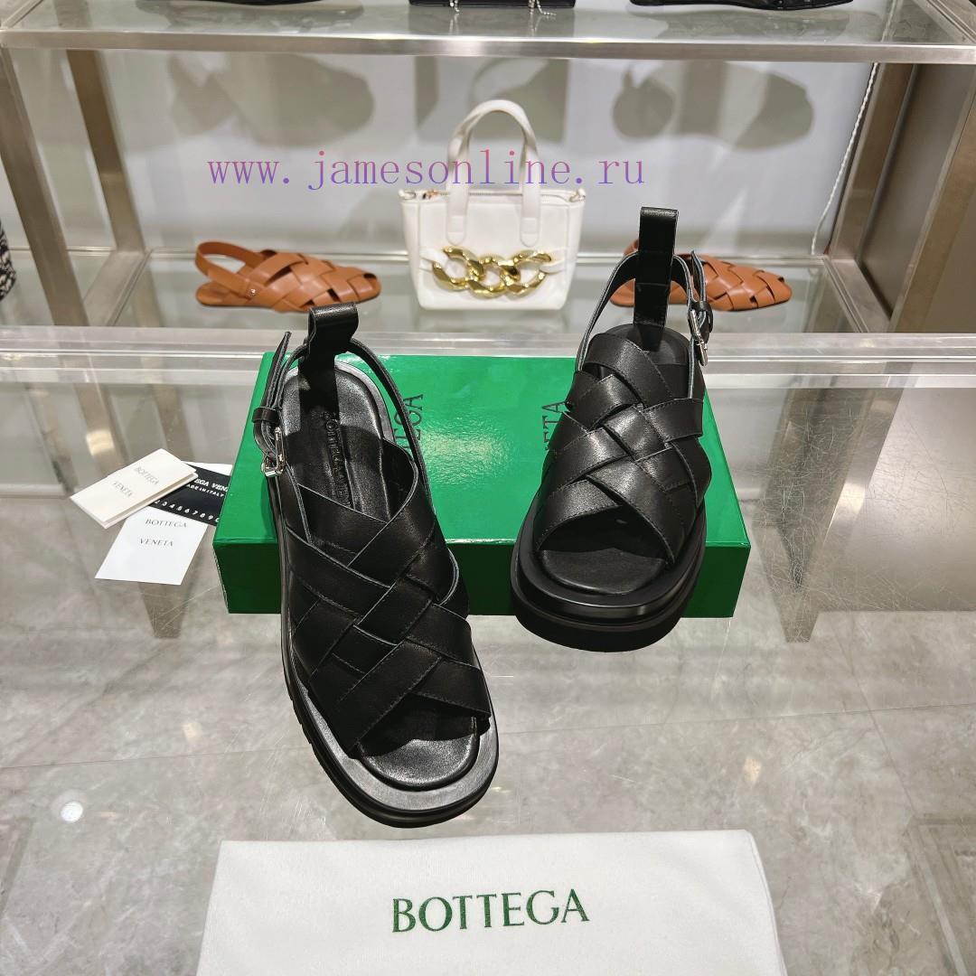 The original development of BottegaVeneta Bottega lovers' woven thick soled sandals, the 202xdjr88sd - Image 4
