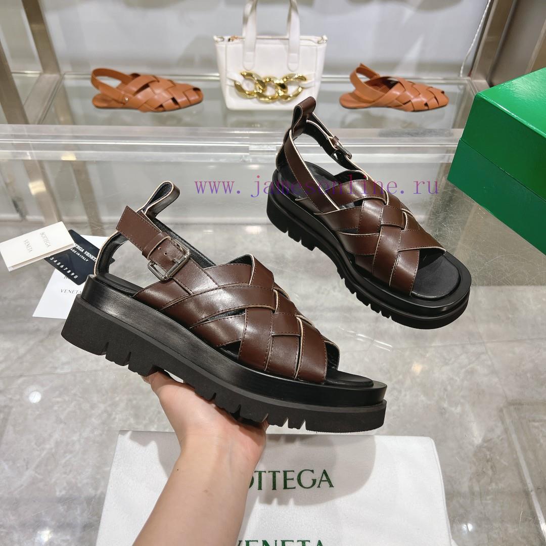 The original development of BottegaVeneta Bottega lovers' knitting thick soled sandals, the jzm7fas1 - Image 5