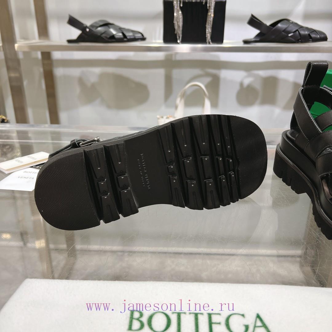 The original development of BottegaVeneta Bottega lovers' woven thick soled sandals, the 202xdjr88sd - Image 9