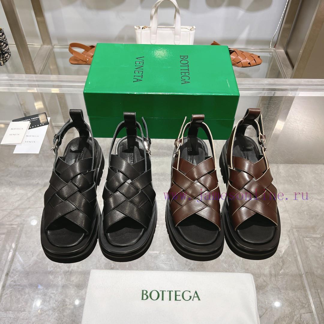 The original development of BottegaVeneta Bottega lovers' woven thick soled sandals, the 202xdjr88sd - Image 10