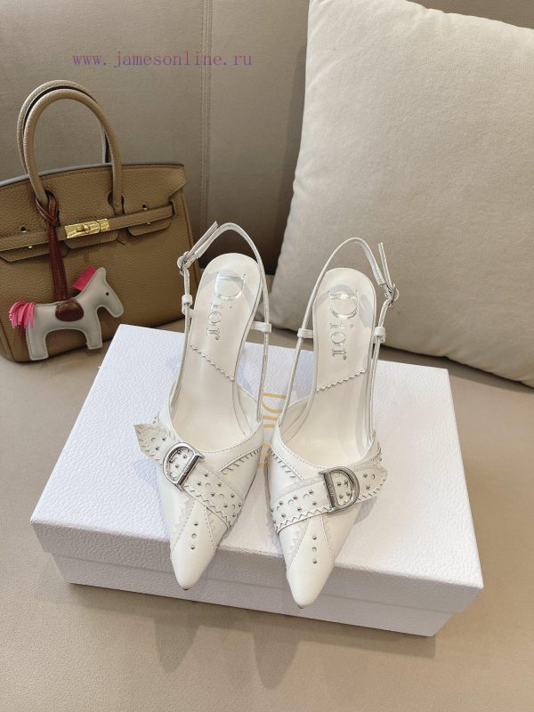 Dior 2024 early spring new star style CD letter logo high-heeled sandals are very comfortablbm4iktqq