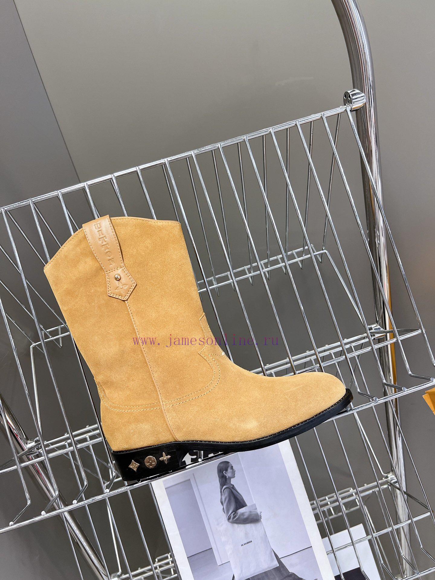 Louis Vuitton LV Donkey Home Autumn/Winter Fashion Show New Western Cowboy Boots This boot i06dqszag - Image 6