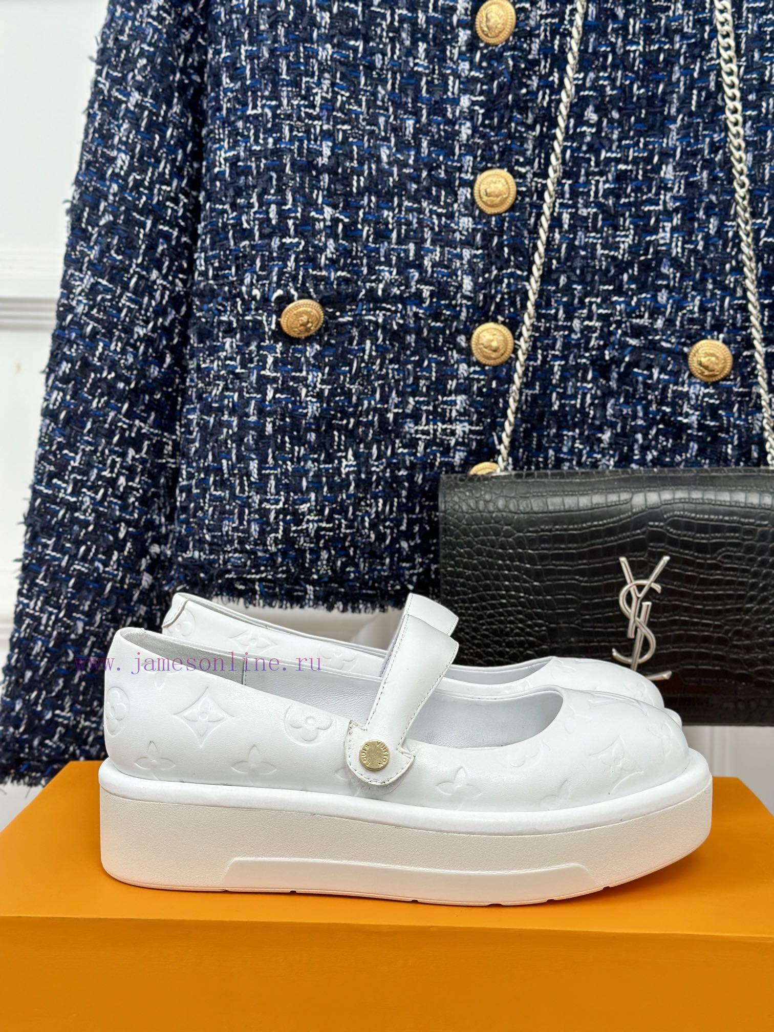 L * V Lvjia 24ss New Product Thick Bottom Old FlowerMary Jane Shoe CollectionIt's so beautifl1b9ab0x - Image 2