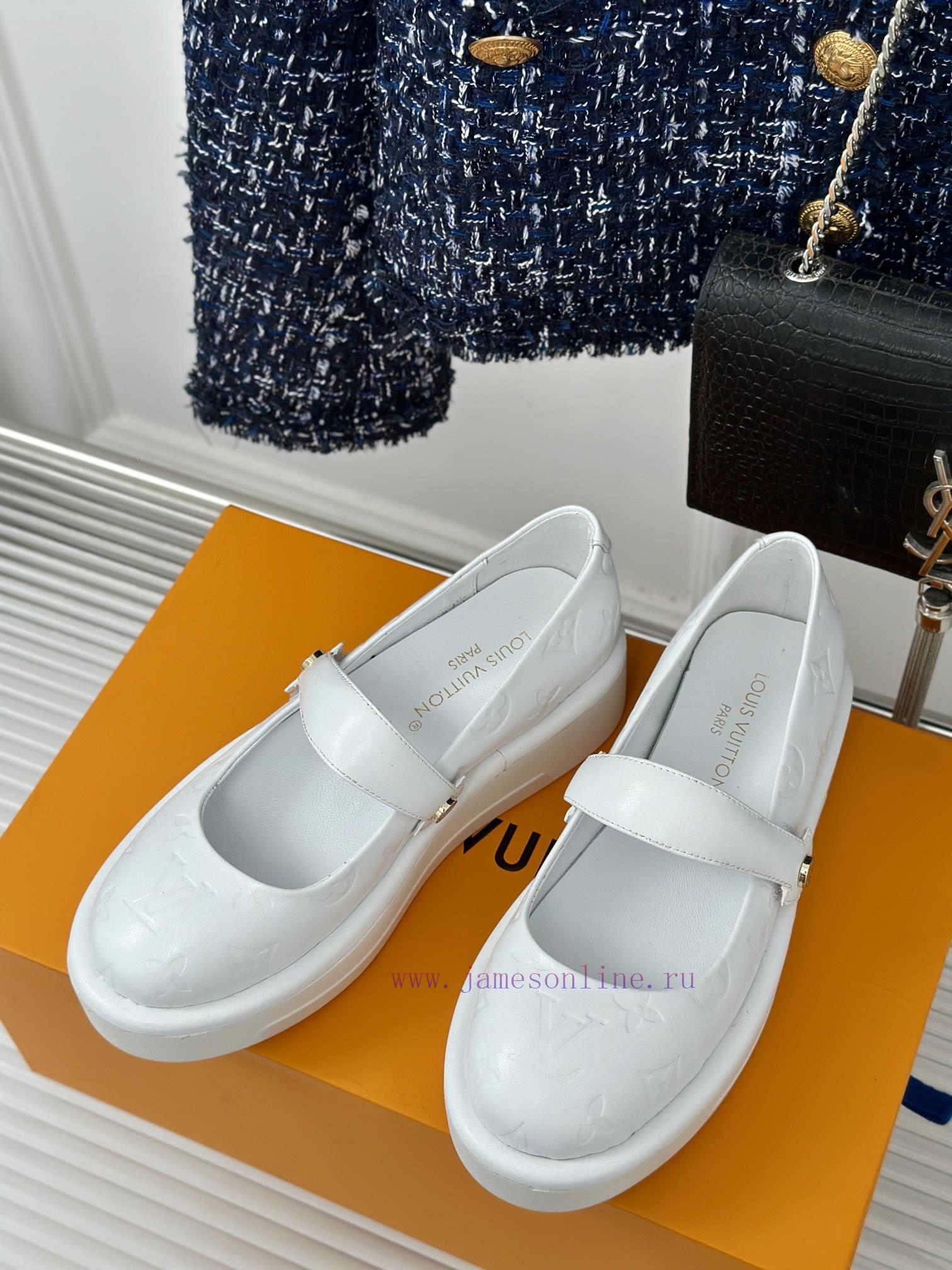 L * V Lvjia 24ss New Product Thick Bottom Old FlowerMary Jane Shoe CollectionIt's so beautifl1b9ab0x - Image 3