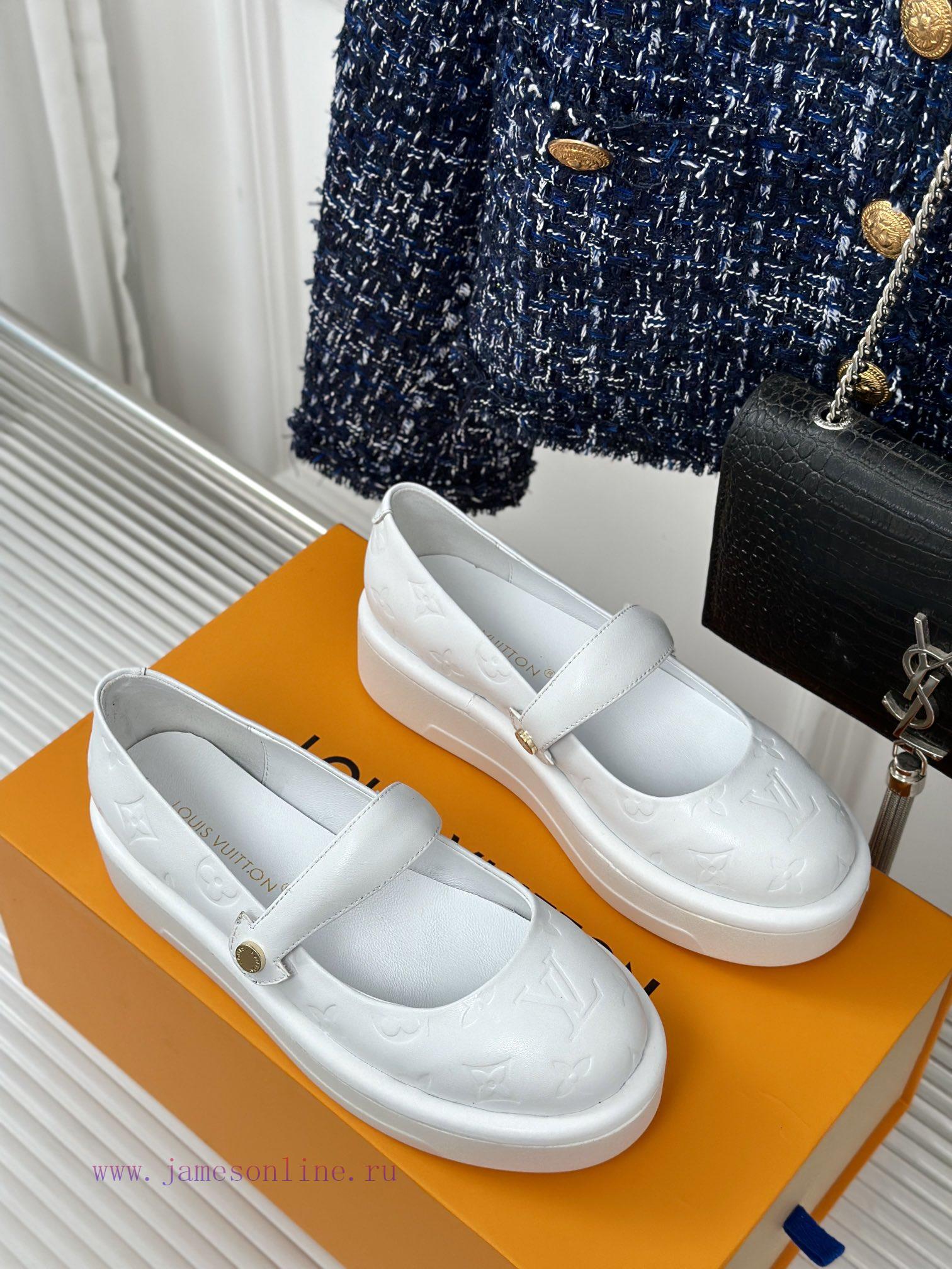 L * V Lvjia 24ss New Product Thick Bottom Old FlowerMary Jane Shoe CollectionIt's so beautifl1b9ab0x - Image 4