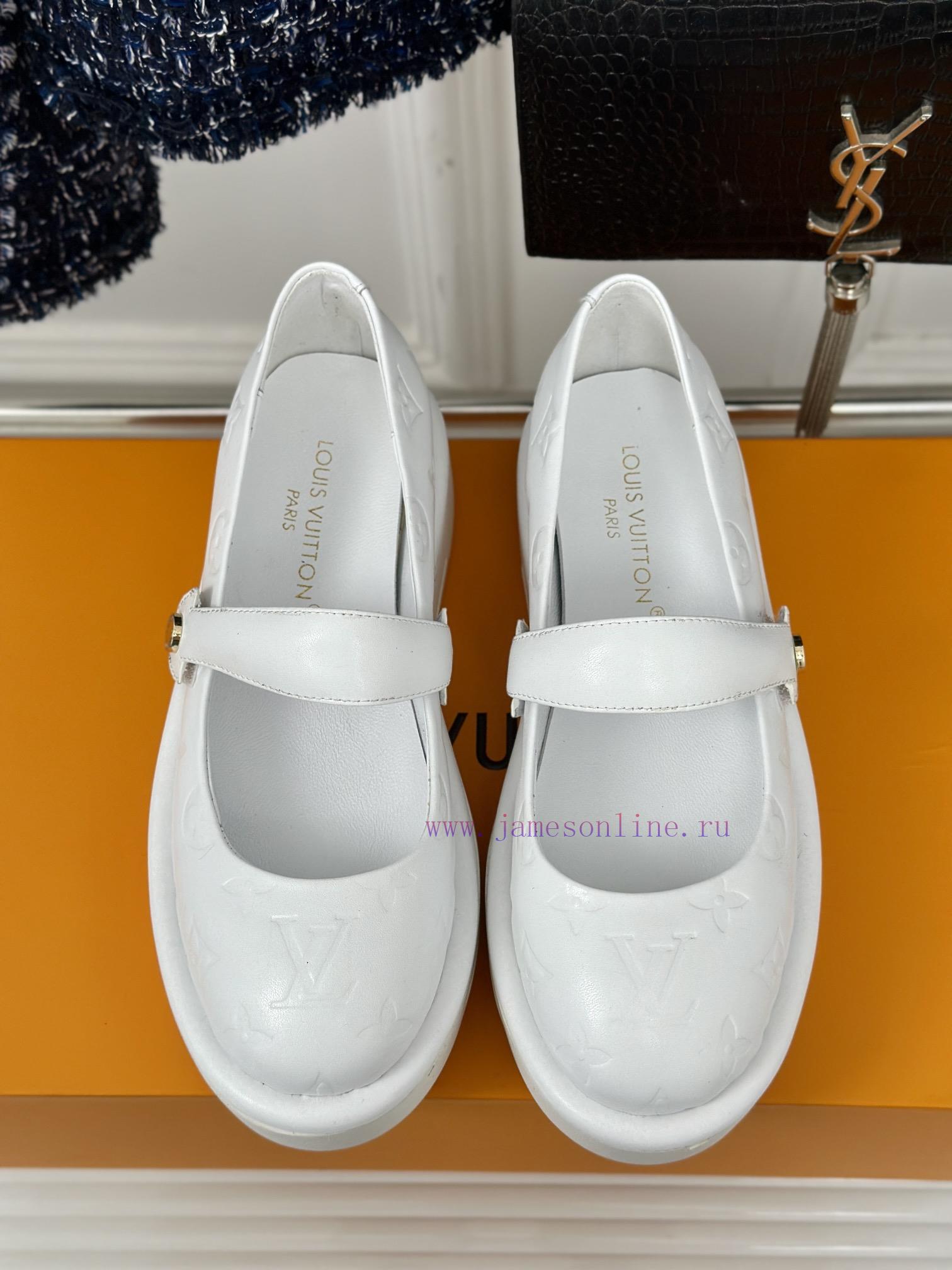 L * V Lvjia 24ss New Product Thick Bottom Old FlowerMary Jane Shoe CollectionIt's so beautifl1b9ab0x - Image 5
