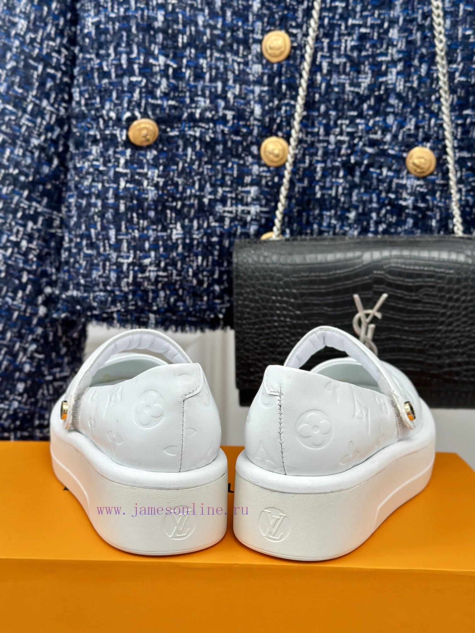L * V Lvjia 24ss New Product Thick Bottom Old FlowerMary Jane Shoe CollectionIt's so beautifl1b9ab0x - Image 7