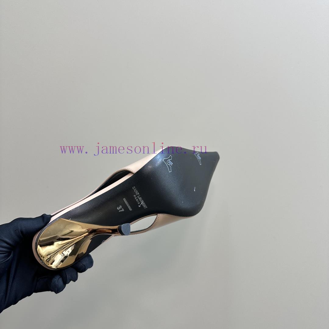 YSL Saint LaurentSS2024 New Product Metal Head Big Gemstone Elegant and Atmospheric High Hee95x3u4t0 - Image 10