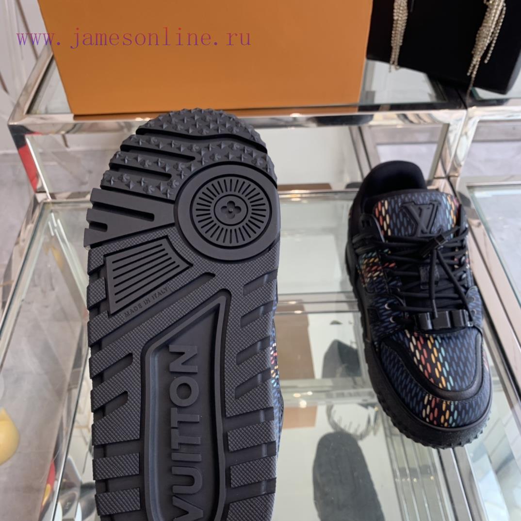 Louis Vuitton 2024 New LV Trainer Fat Couple Bread Shoes Casual Sports Shoes Board ShoesThe ipba42s6 - Image 10