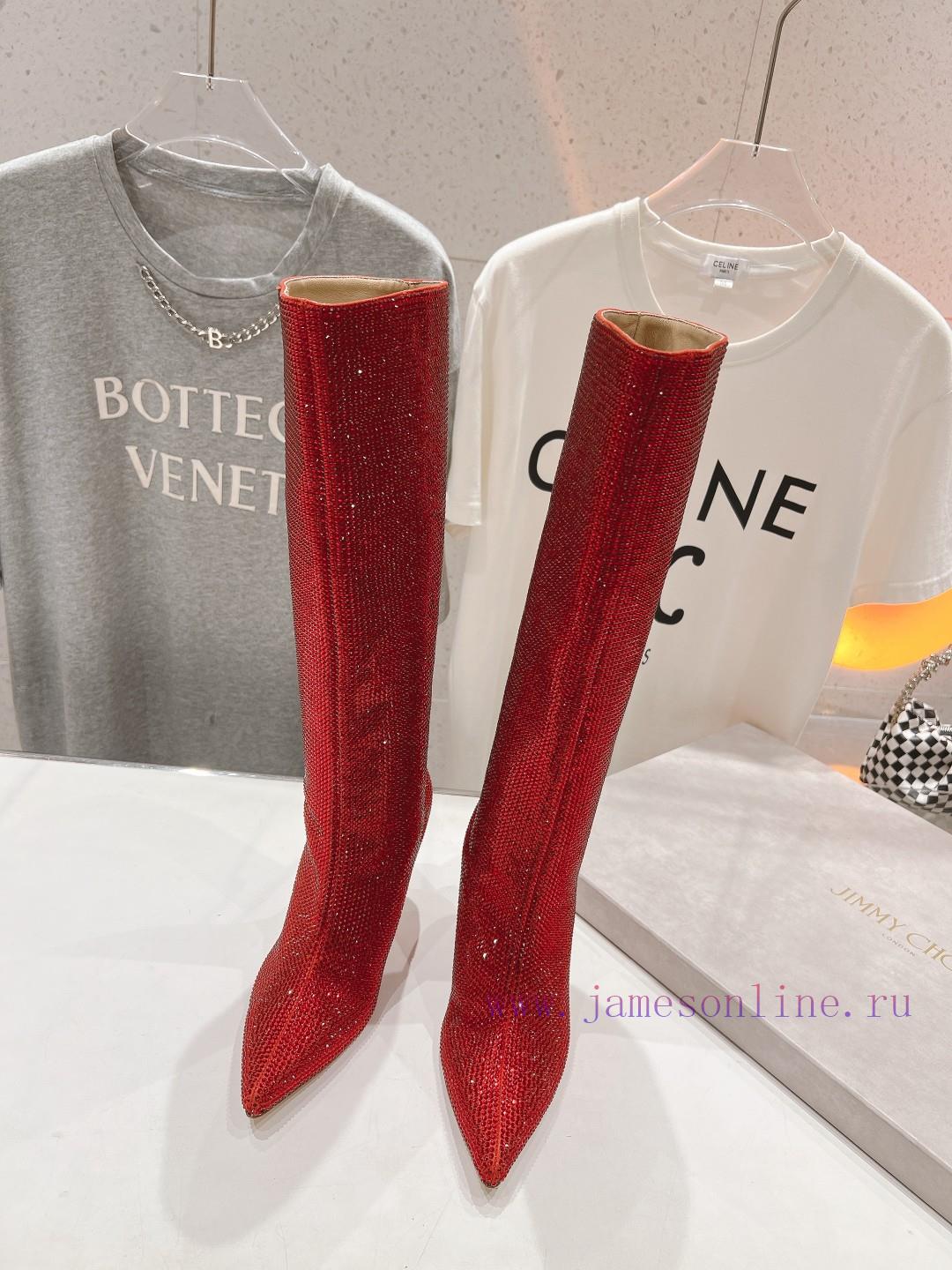 Purchasing grade JIMMY CHOO * | JC/Jimmy Zhou 2024 Autumn/Winter New Diamond Pointed High He2ws4rv67 - Image 3