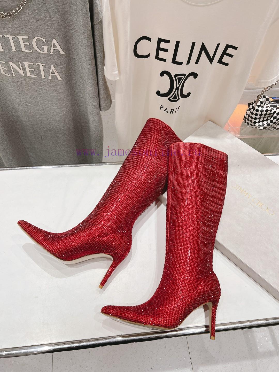 Purchasing grade JIMMY CHOO * | JC/Jimmy Zhou 2024 Autumn/Winter New Diamond Pointed High He2ws4rv67 - Image 6