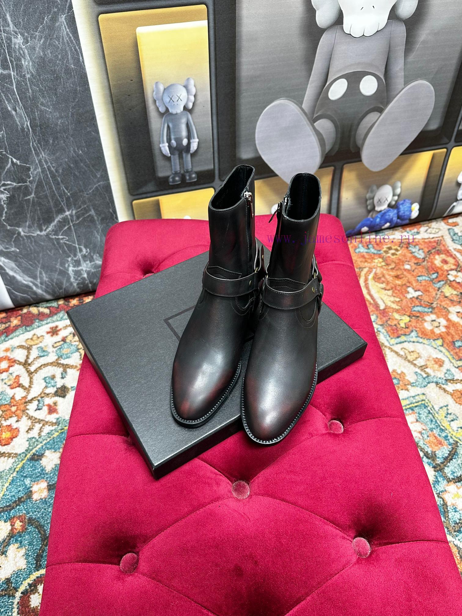 ️——Saint Laurent YSL One Belt Sleeve Short Boots Martin Boot SeriesTop tier fashion show serxibhofk2 - Image 2