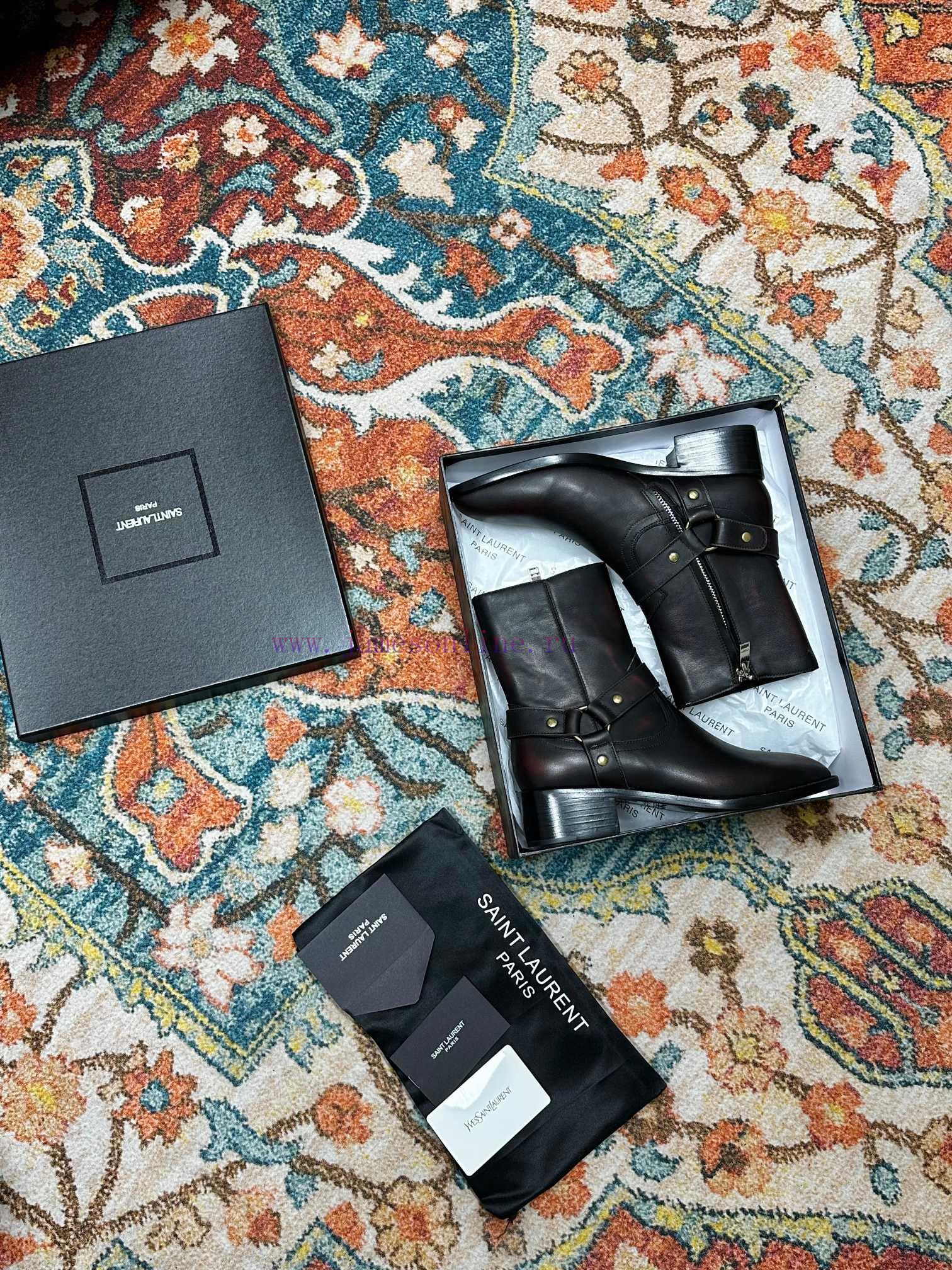 ️——Saint Laurent YSL One Belt Sleeve Short Boots Martin Boot SeriesTop tier fashion show serxibhofk2 - Image 8