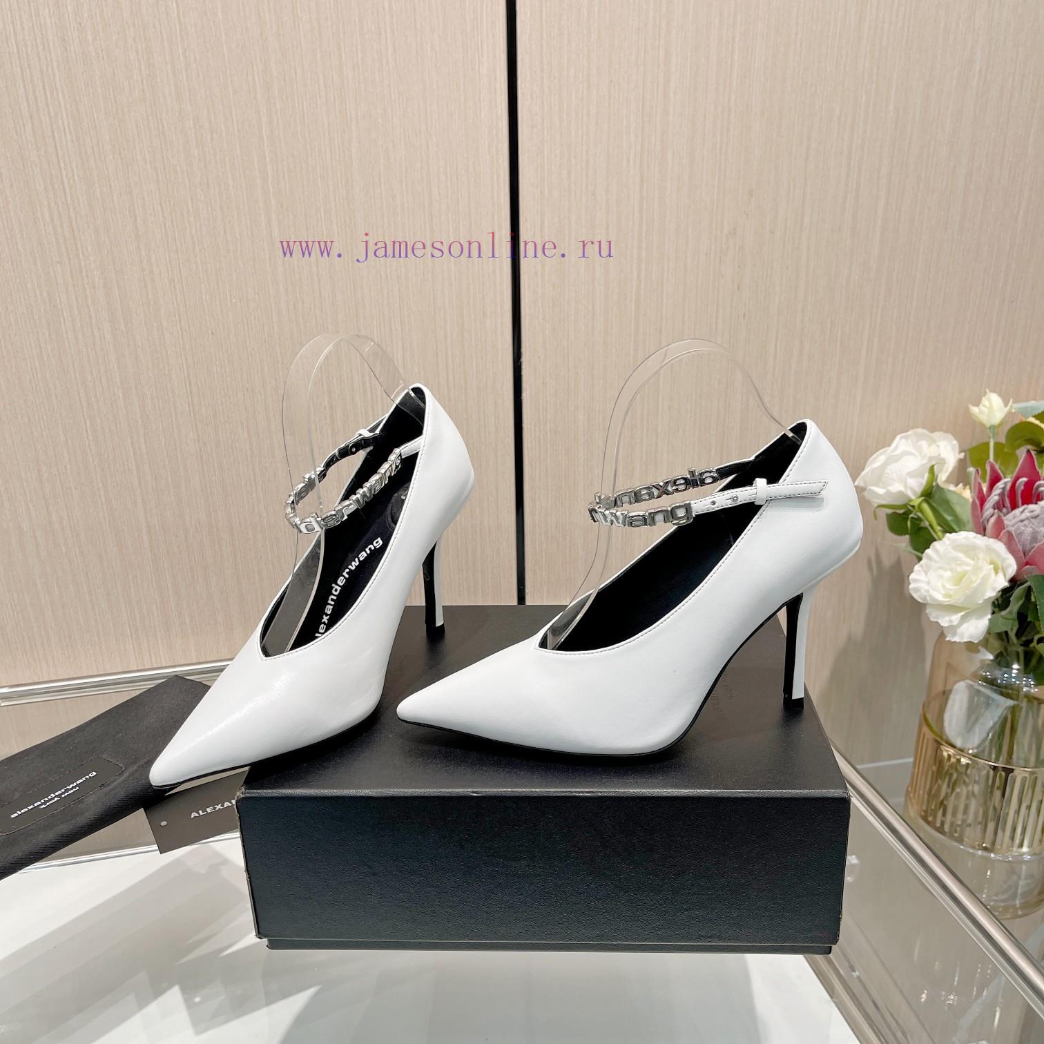 Alexander Wang's 2024 New High Heels for Women's Luxury Alexandra Wang Original 11 MaterialTri0e7mwe - Image 2