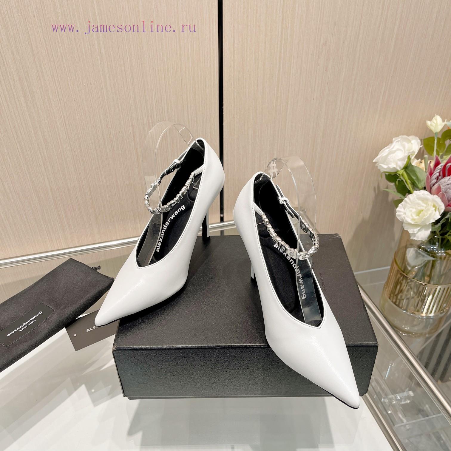 Alexander Wang's 2024 New High Heels for Women's Luxury Alexandra Wang Original 11 MaterialTri0e7mwe - Image 6