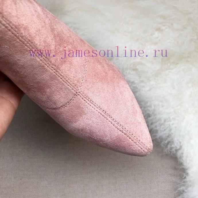 JIMMY CHOO elastic boots are made of high-quality fabric with silky double-sided velvet and 5x4uzw73 - Image 4