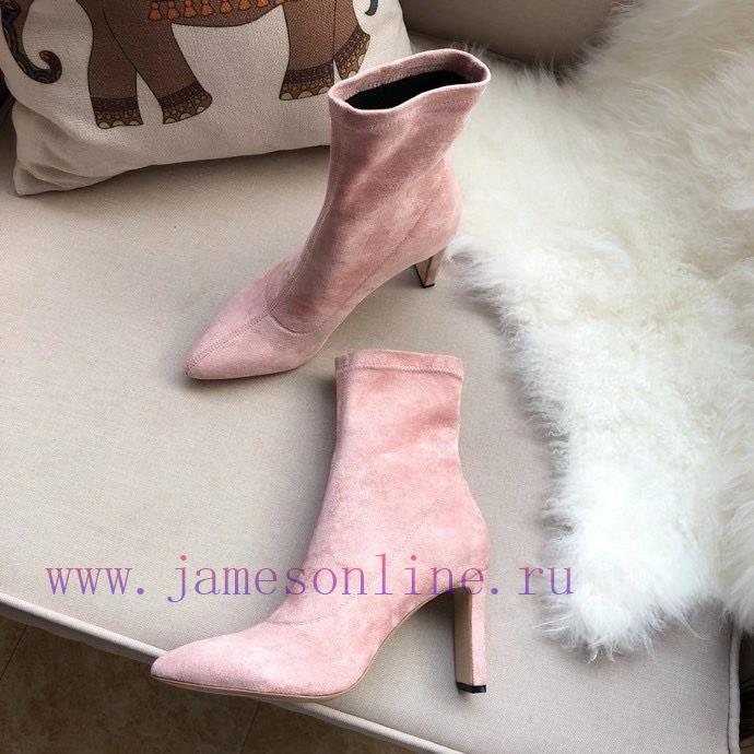 JIMMY CHOO elastic boots are made of high-quality fabric with silky double-sided velvet and 5x4uzw73 - Image 8