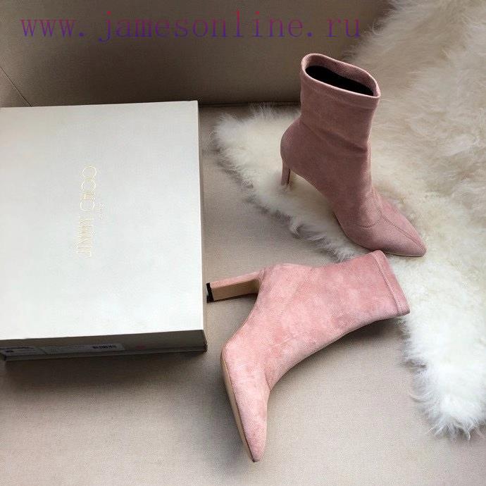 JIMMY CHOO elastic boots are made of high-quality fabric with silky double-sided velvet and 5x4uzw73 - Image 9