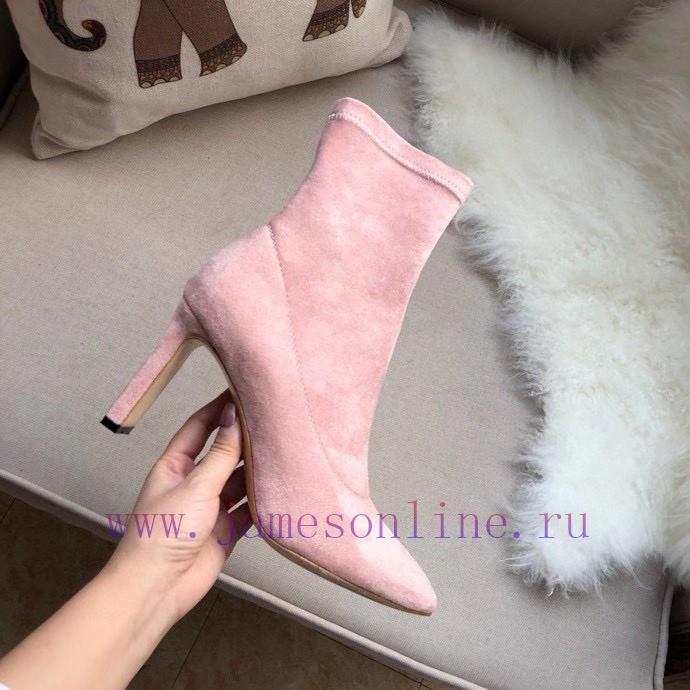 JIMMY CHOO elastic boots are made of high-quality fabric with silky double-sided velvet and 5x4uzw73 - Image 10
