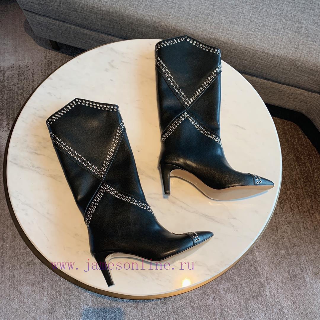 ISABEL MARANT rivet boots are a simple and versatile material with a top layer of calf leathavmuhqbg - Image 10