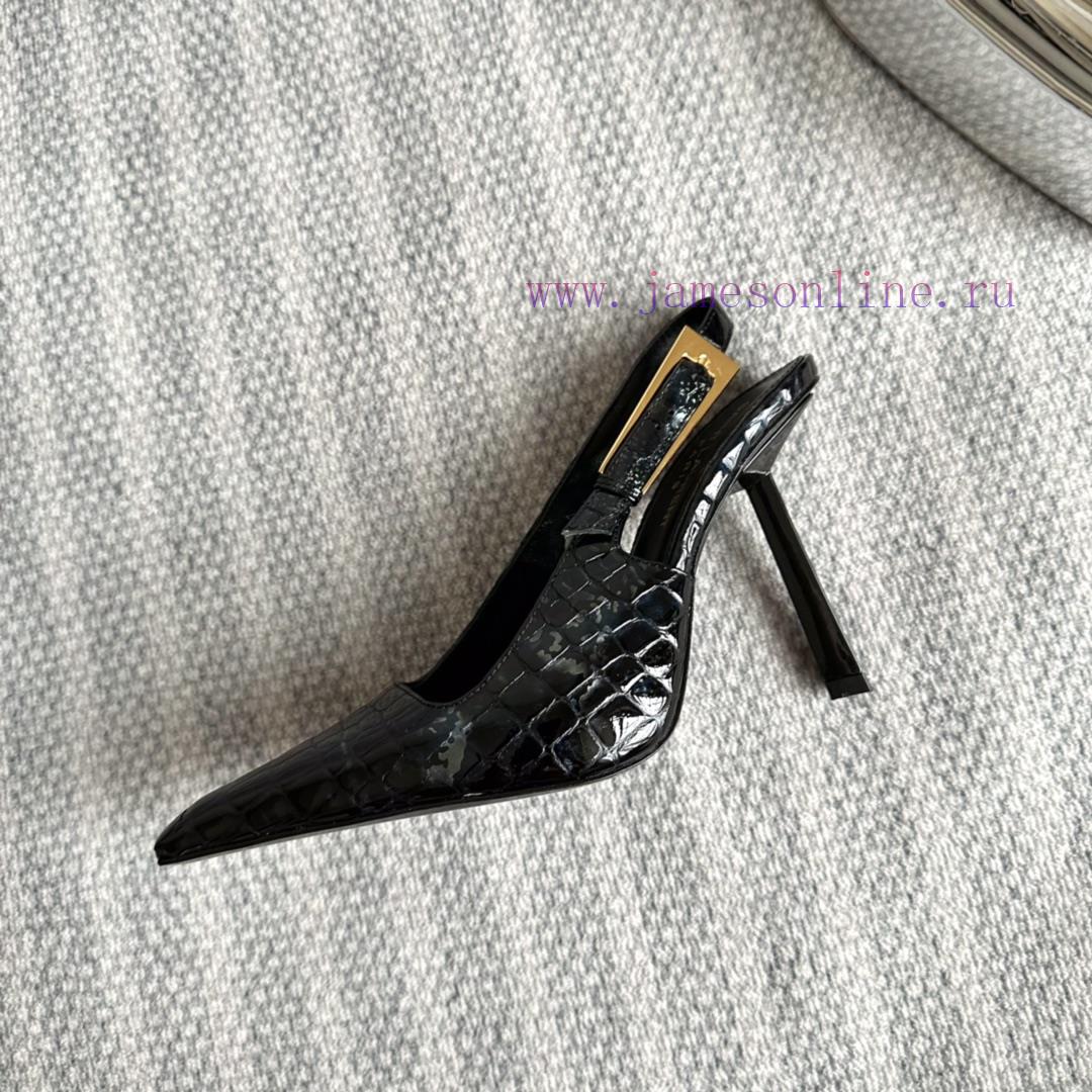 'SAINT LAUREN *' brand new high heels for fashion shows, with a new shoe design and Saint Laf9ilk3r8 - Image 7