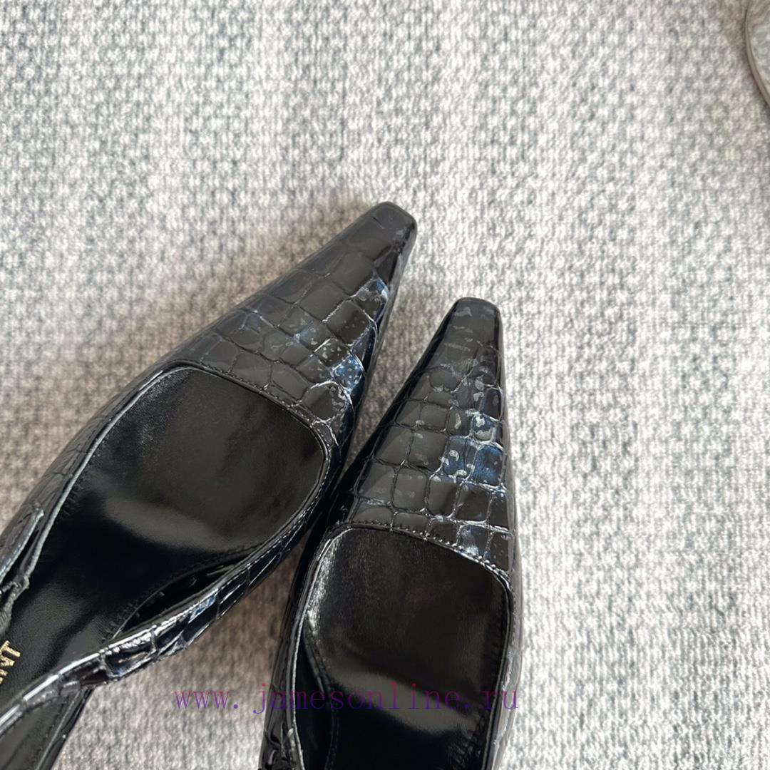'SAINT LAUREN *' brand new high heels for fashion shows, with a new shoe design and Saint Laf9ilk3r8 - Image 9