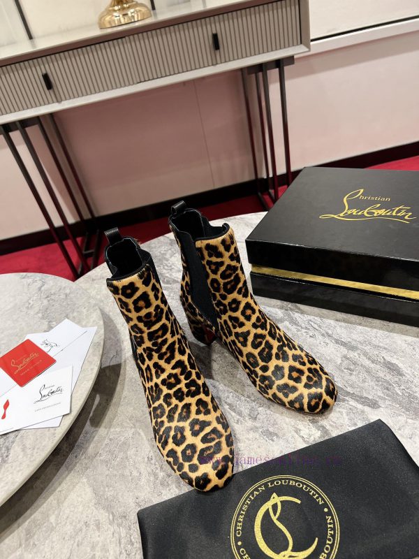 Generation level * ️The Turelastic short boots feature a thick 55mm diagonal heel design, pa2nurqj23