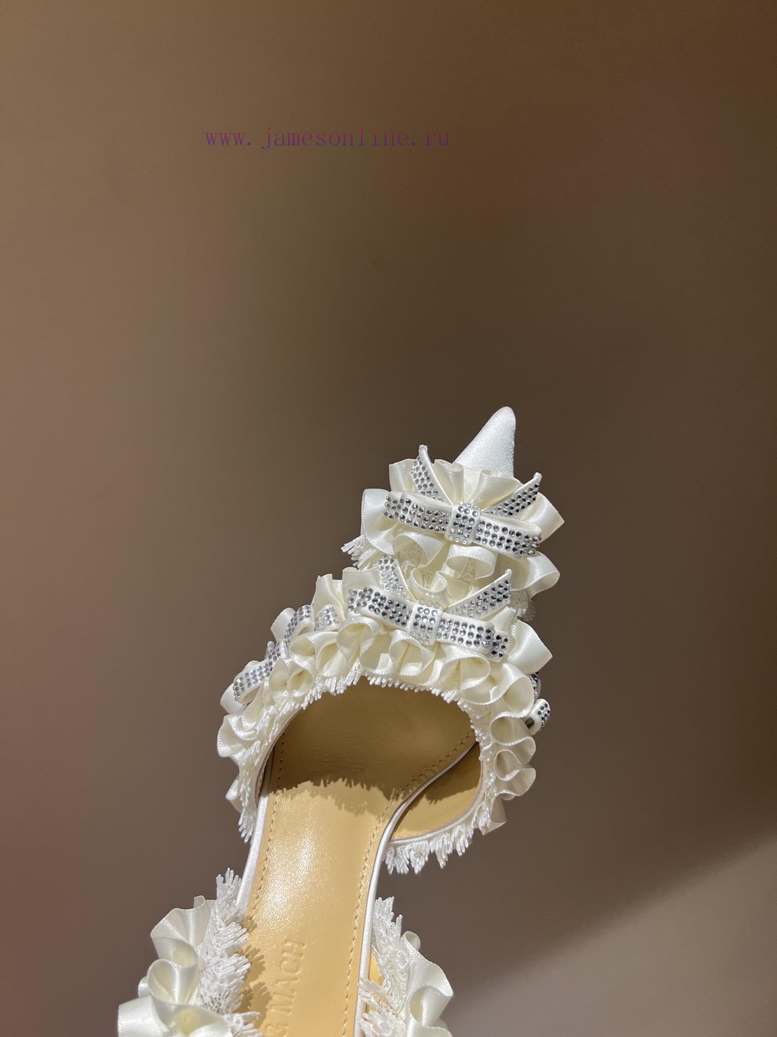 The mostCrystal Lace Lace High Heel SandalsExquisite princess shoes, none of themThere is ne8sq2dp0x - Image 5