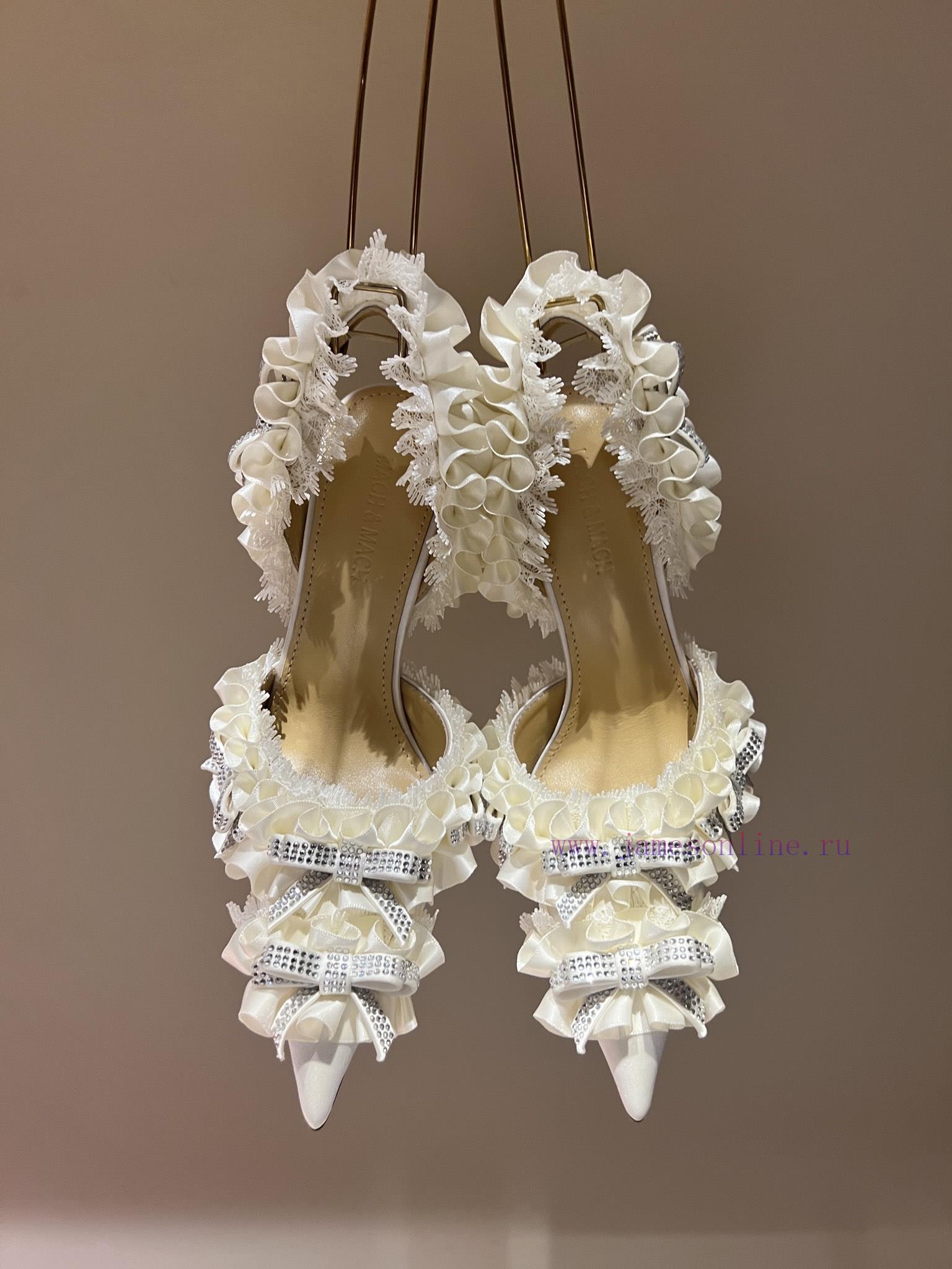 The mostCrystal Lace Lace High Heel SandalsExquisite princess shoes, none of themThere is ne8sq2dp0x - Image 9