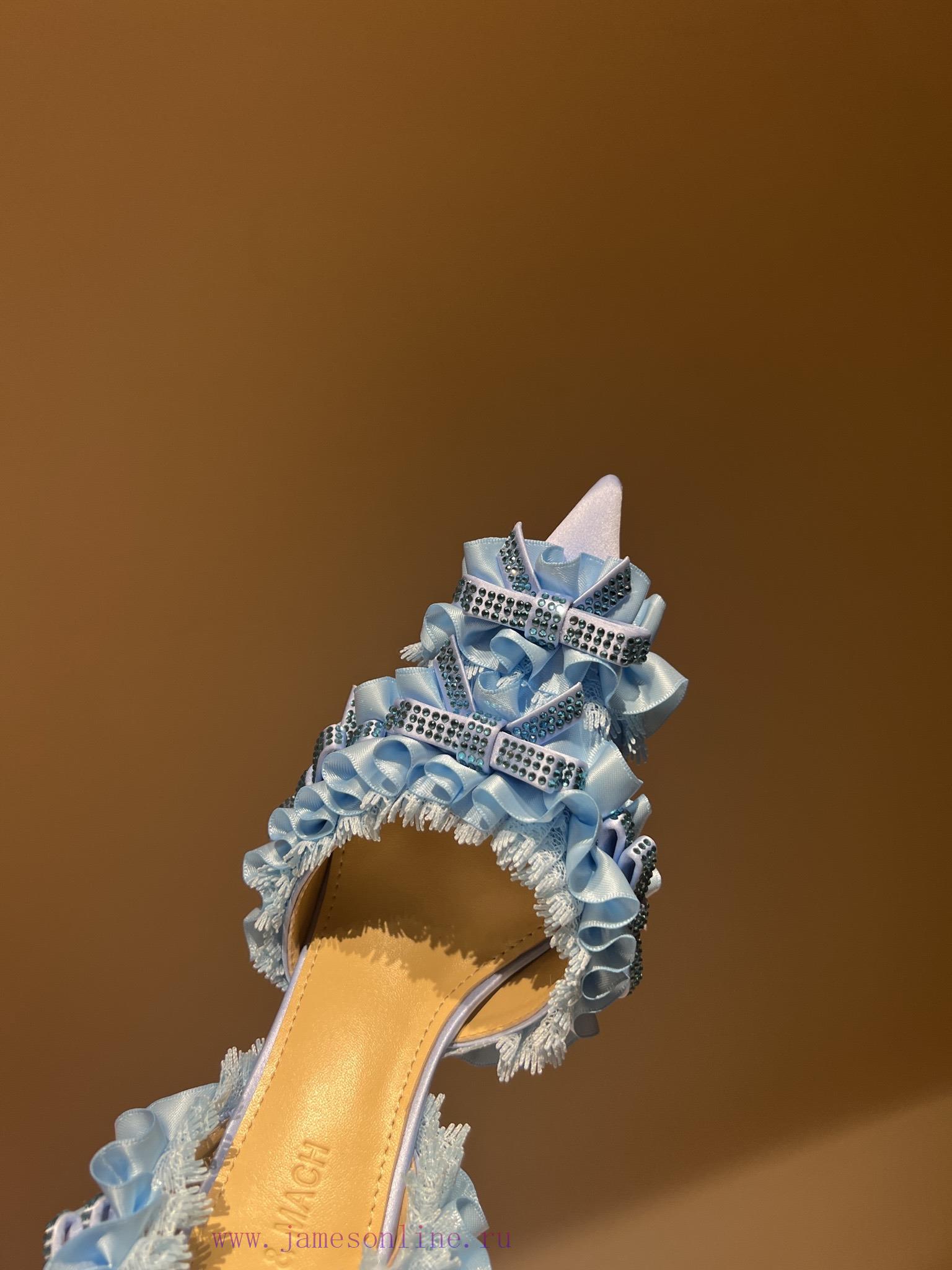 The mostCrystal Lace Lace High Heel SandalsExquisite princess shoes, none of themThere is ne2ziptmfx - Image 5
