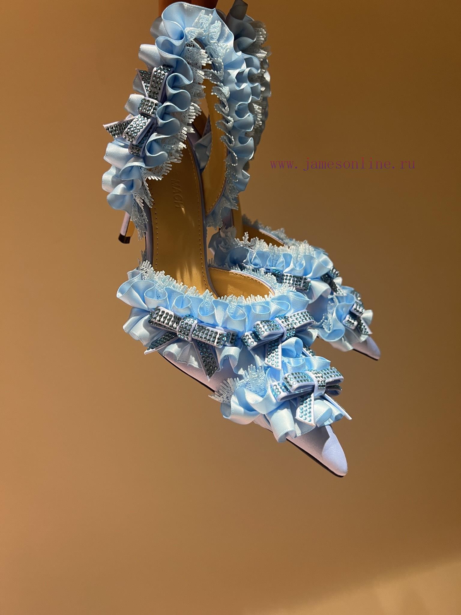 The mostCrystal Lace Lace High Heel SandalsExquisite princess shoes, none of themThere is ne2ziptmfx - Image 10