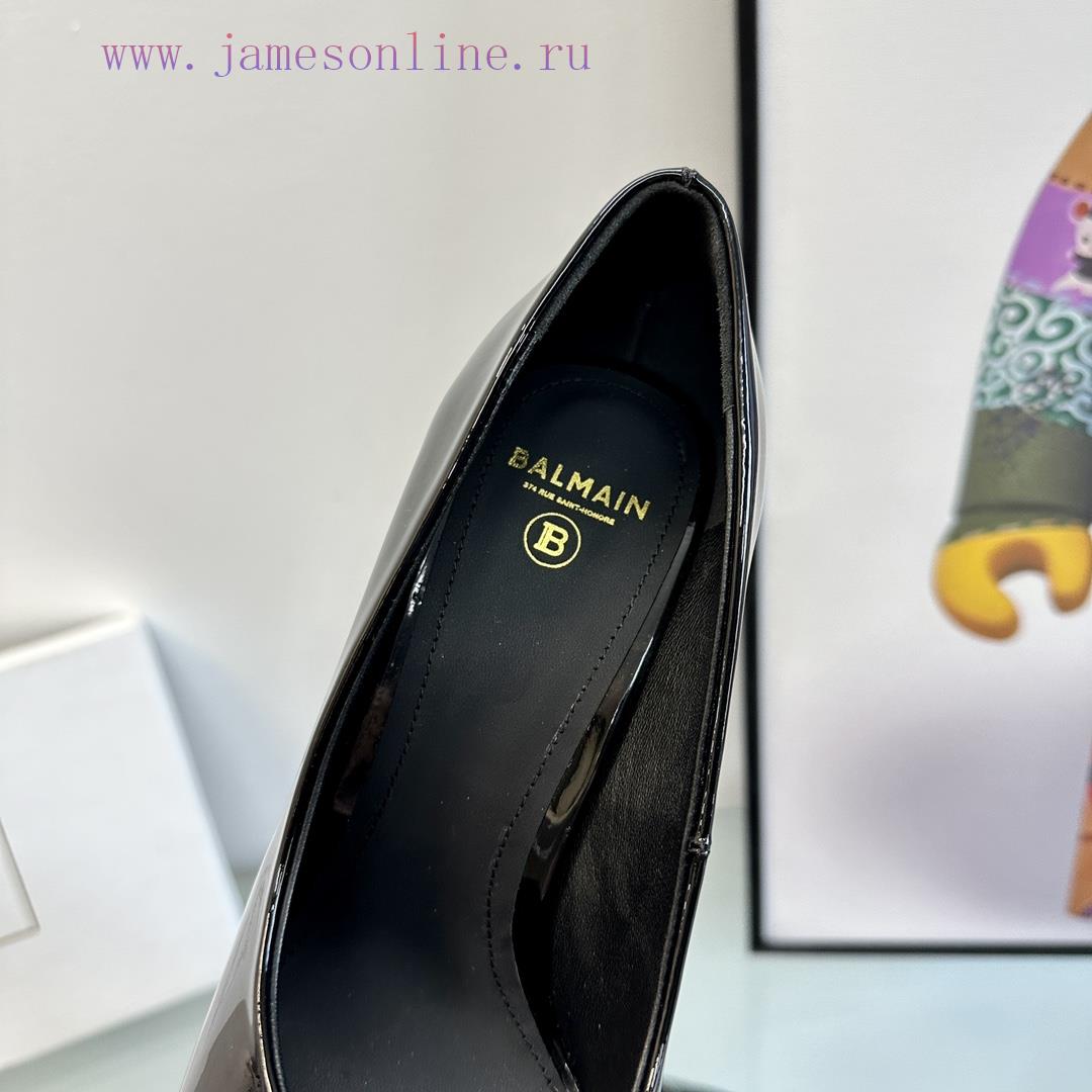 ???????Balmain ?????? Square headed wine glasses, custom-made shoesThis colored leather wine4xj46x6a - Image 7