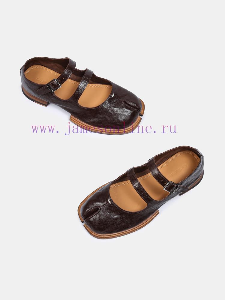 Star Shoemaker 24 Early Spring iFashion Seasonal New Product Retro Washed Split Toe Single S2casfaxk - Image 3