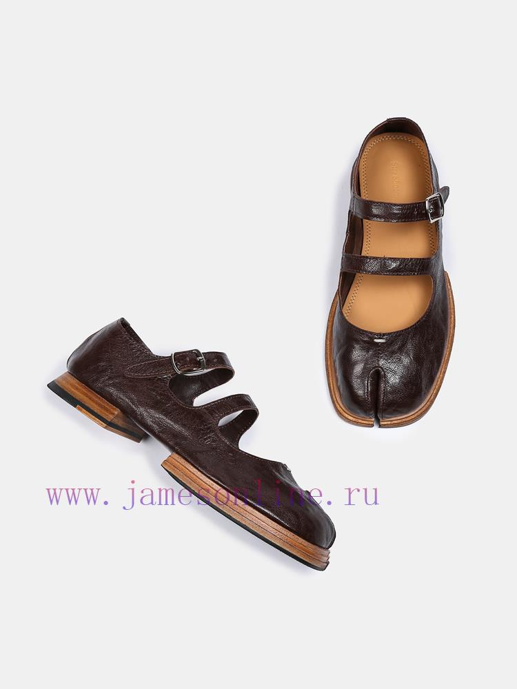 Star Shoemaker 24 Early Spring iFashion Seasonal New Product Retro Washed Split Toe Single S2casfaxk - Image 4