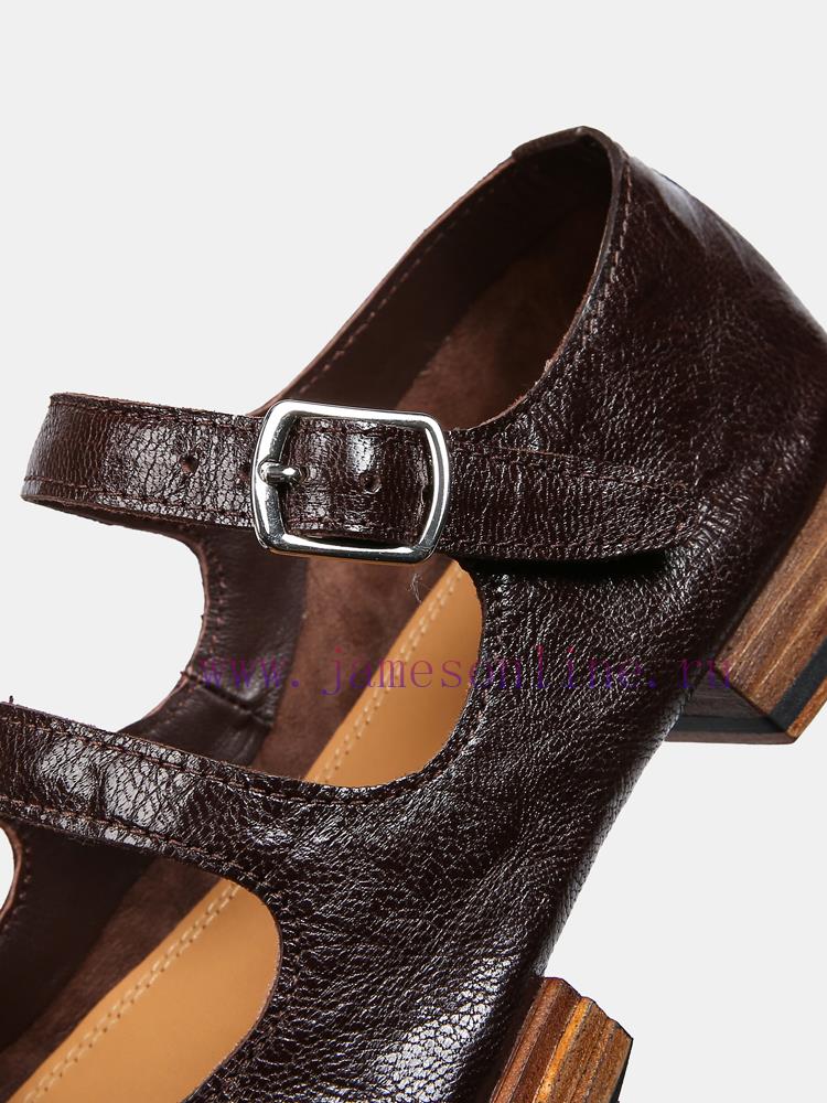 Star Shoemaker 24 Early Spring iFashion Seasonal New Product Retro Washed Split Toe Single S2casfaxk - Image 7