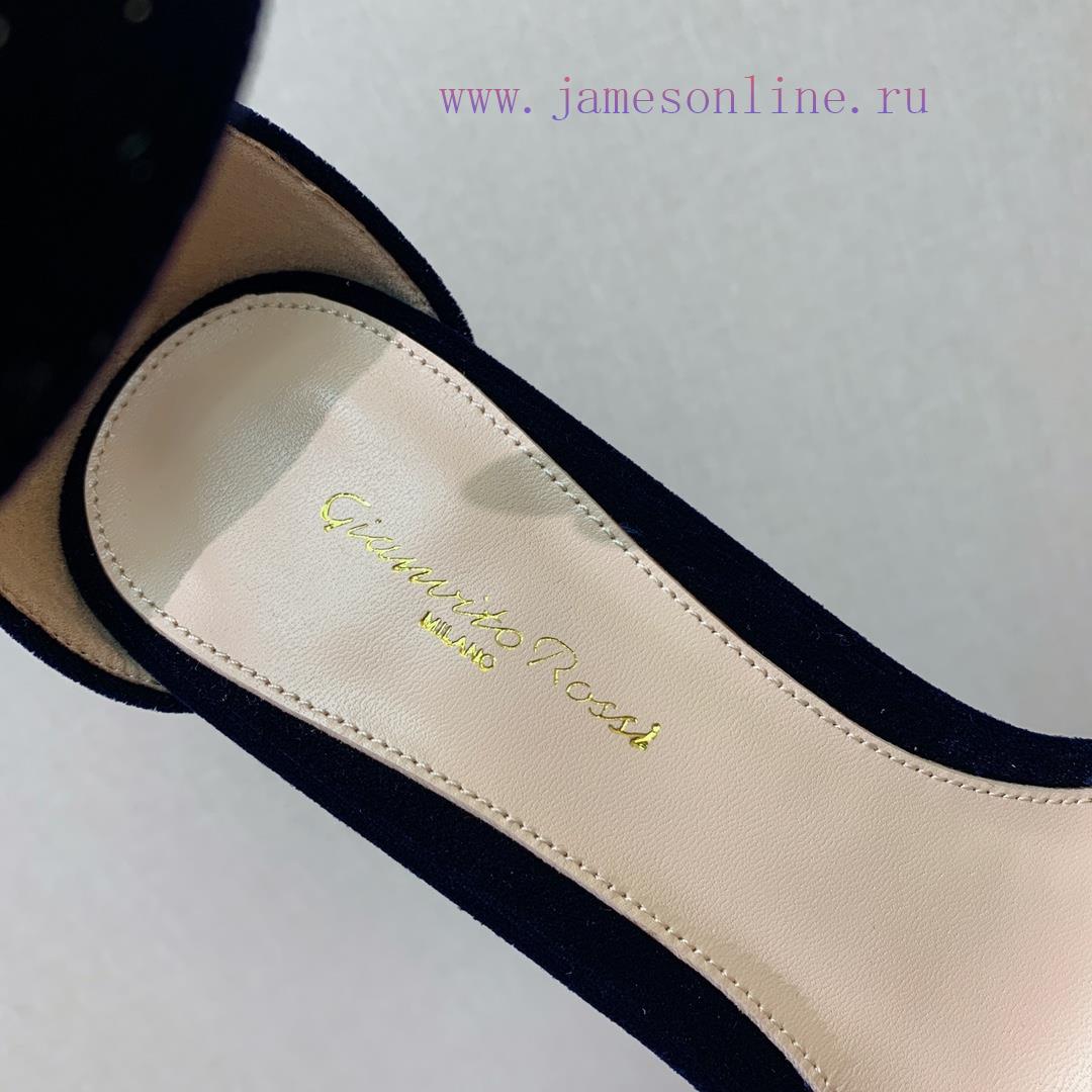 Gianvit Ross diamond buckle thick heel sandals are simple yet have other designs that perfec0bndvgq8 - Image 10