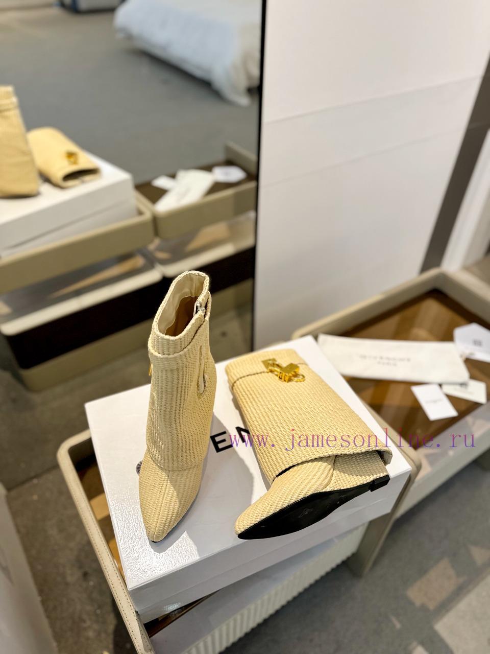 Price "Authentic customizationGIVENCHY0/????? New high-heeled short boots, the latest in theqsl49kvz - Image 6